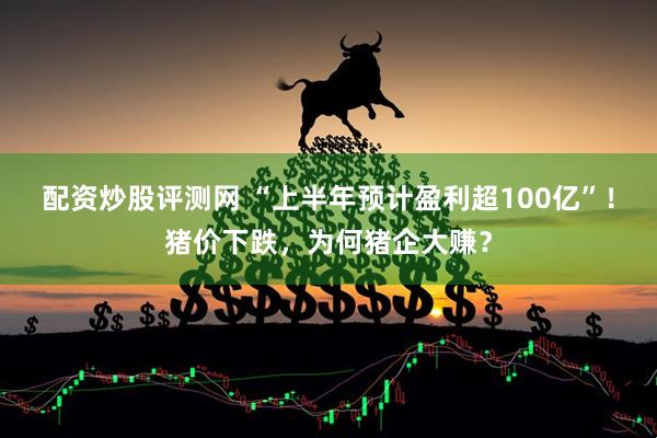 配资炒股评测网 “上半年预计盈利超100亿”！猪价下跌，为何猪企大赚？
